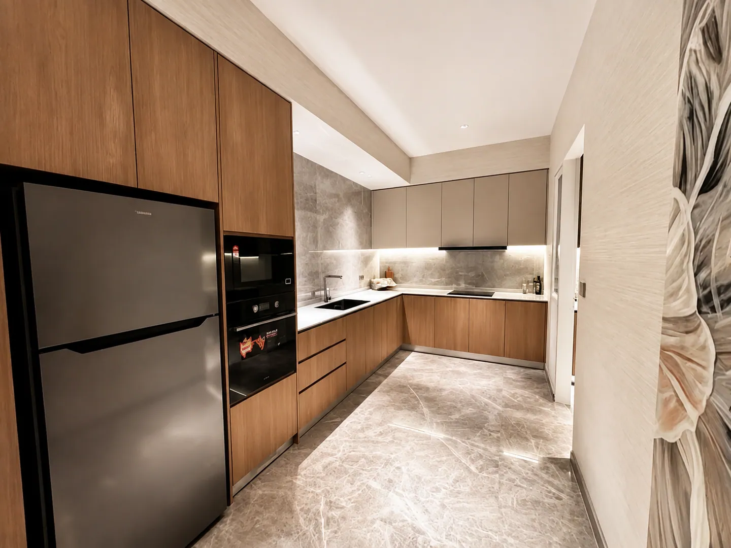 Cantonment Residence showroom kitchen