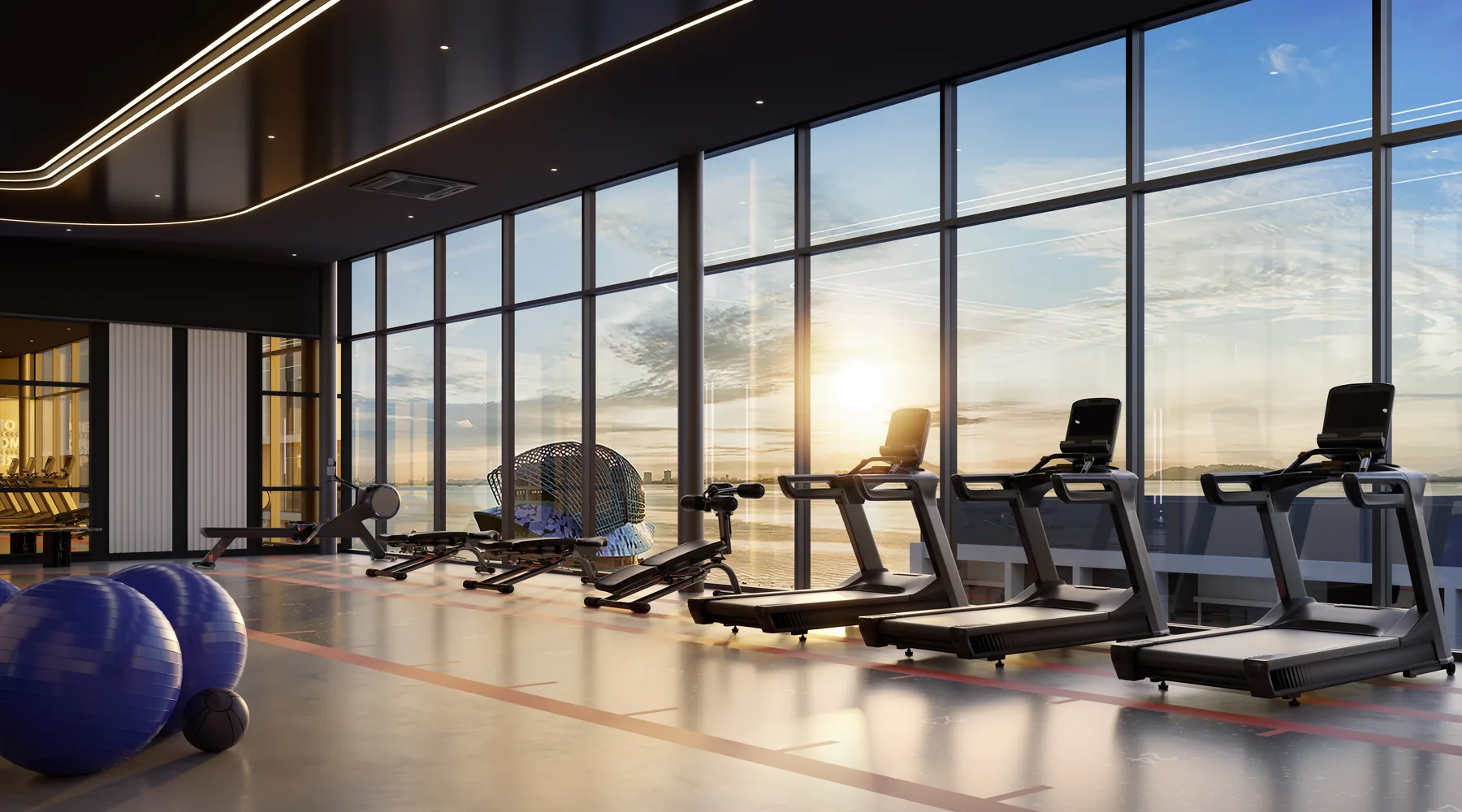Artist impression of The Lighthauz sky gym