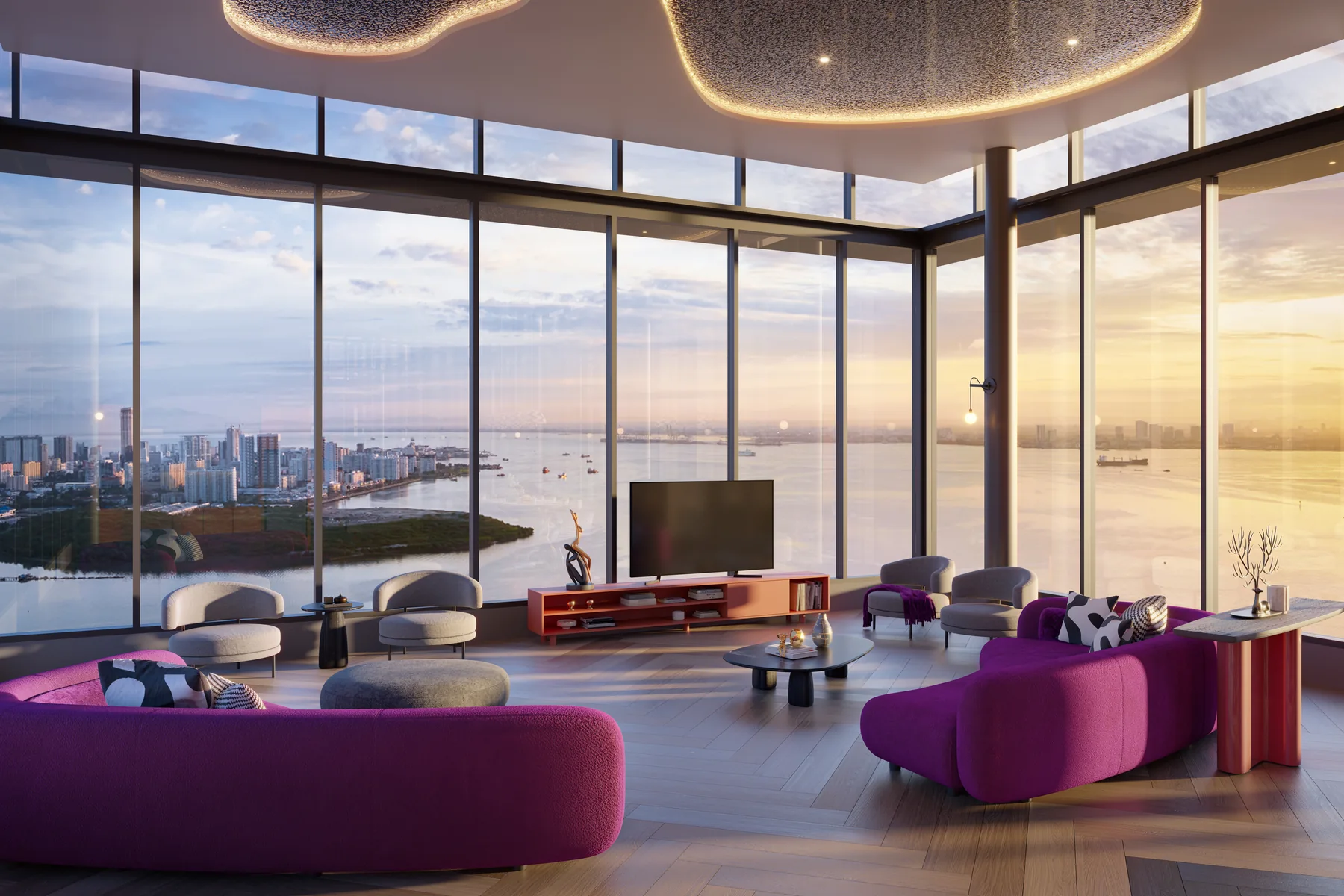 Artist impression of The Lighthauz Horizon Lounge