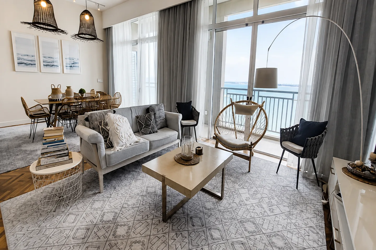Sea-facing completed home at Quayside in Seri Tanjung Pinang