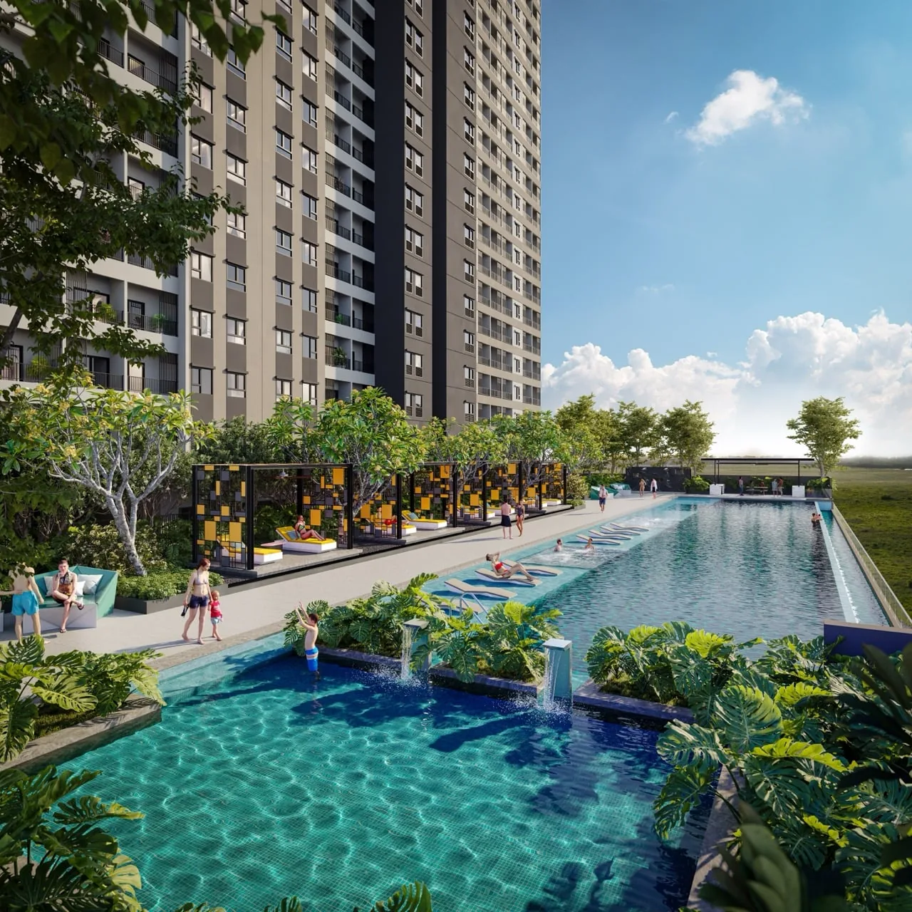 Seiras Residences swimming pool in Batu Kawan